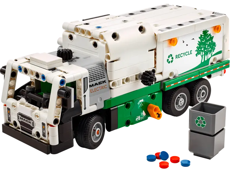 Camion poubelle électrique Mack LR (42167)